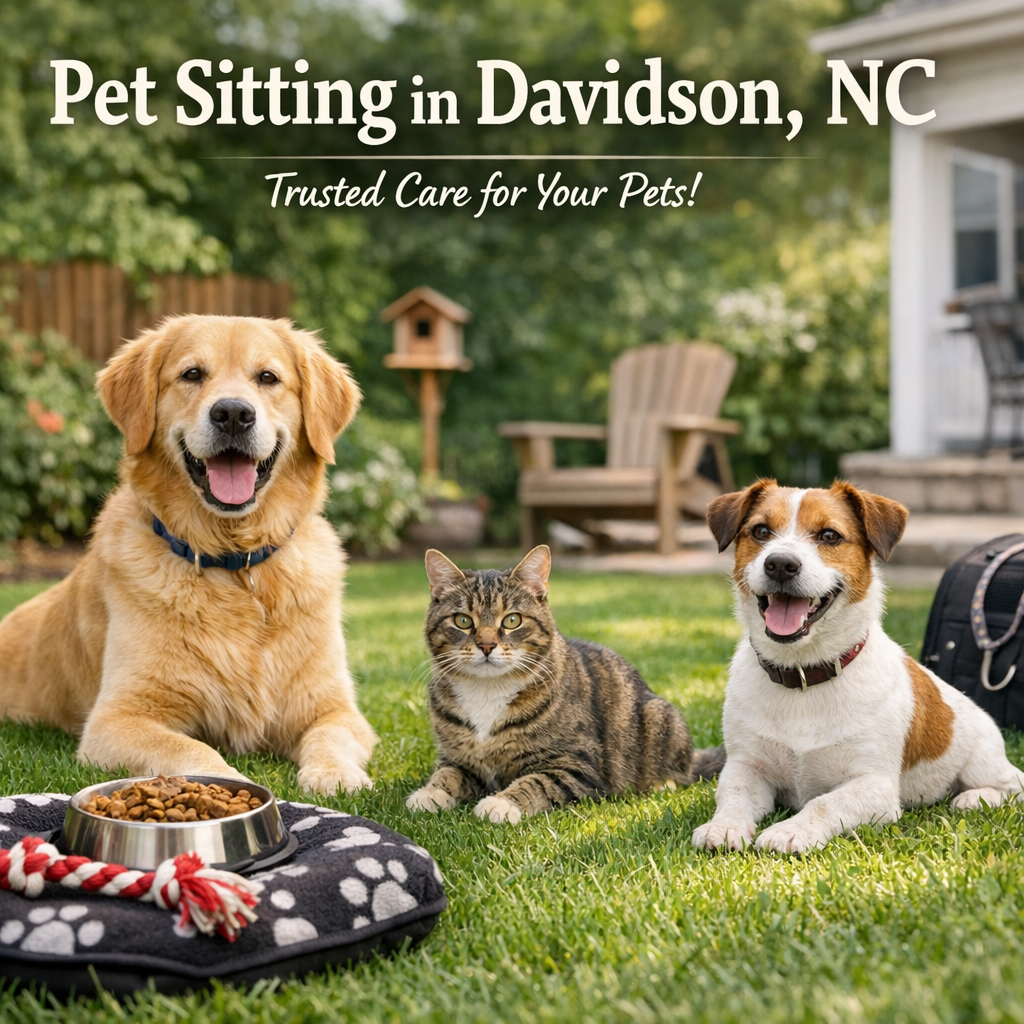 Pet Sitting in Davidson, NC: Loving Care for Your Pets While You’re Away - pet sitting Davidson NC