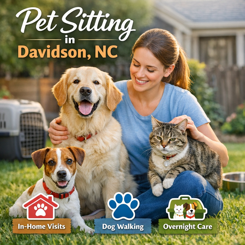 Trusted Pet Sitting in Davidson, NC | Cornelius Pet Care - pet sitting Davidson NC